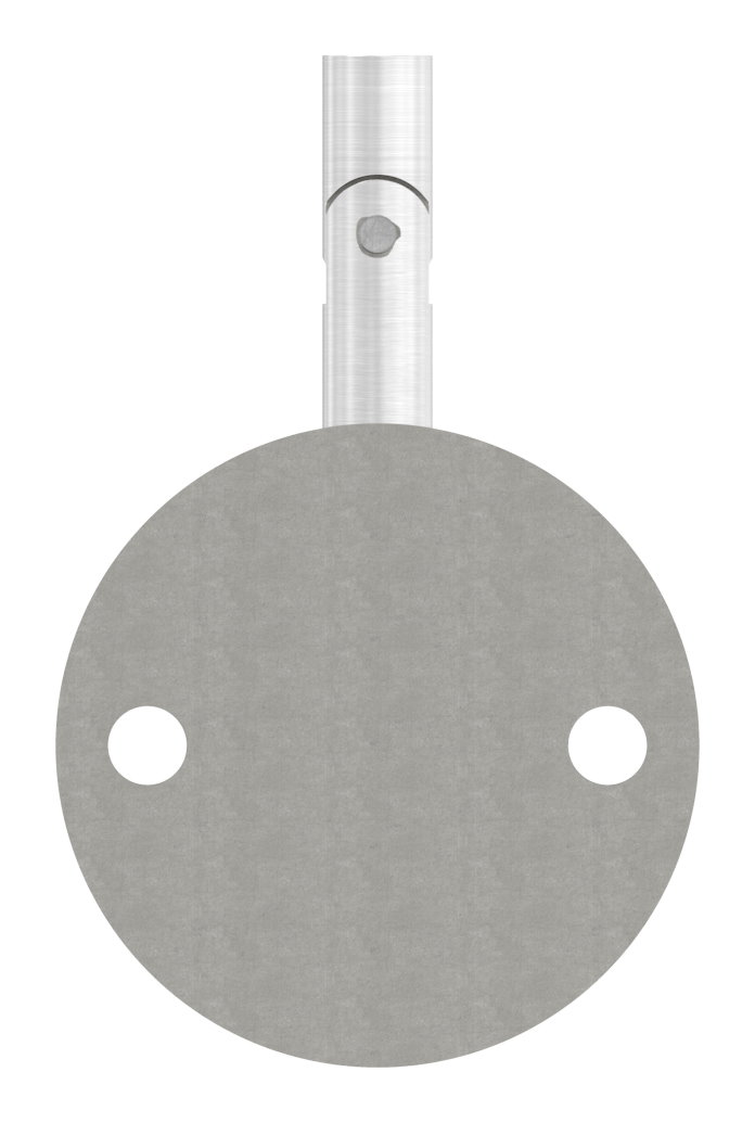 Handlaufhalter mit Gelenk, oben Innengewinde M6 (Ronde und Bügel verschweißt), V2A