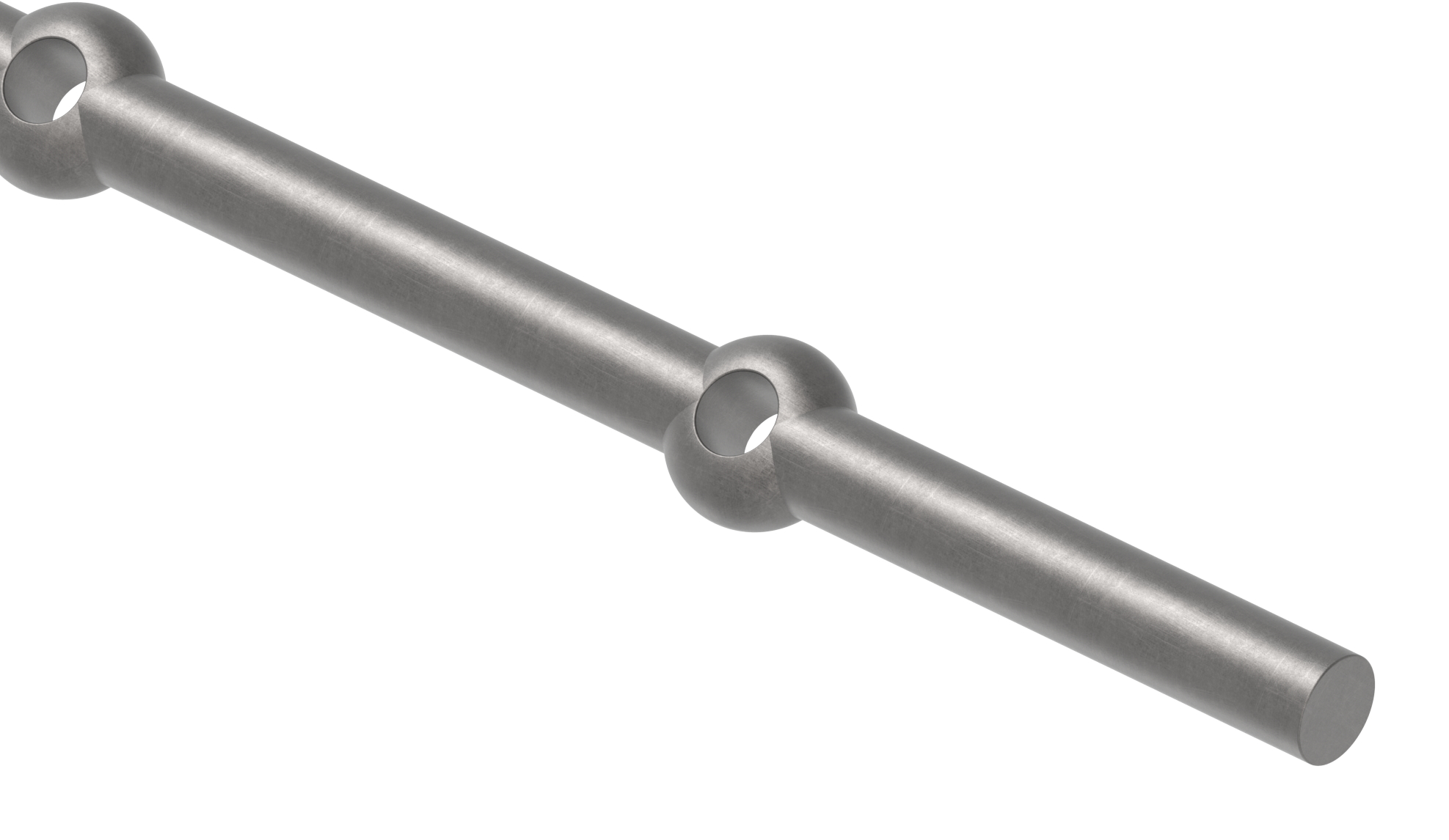Lochleiste S235JR, 16mm, Lochabstand 120mm, 2000mm