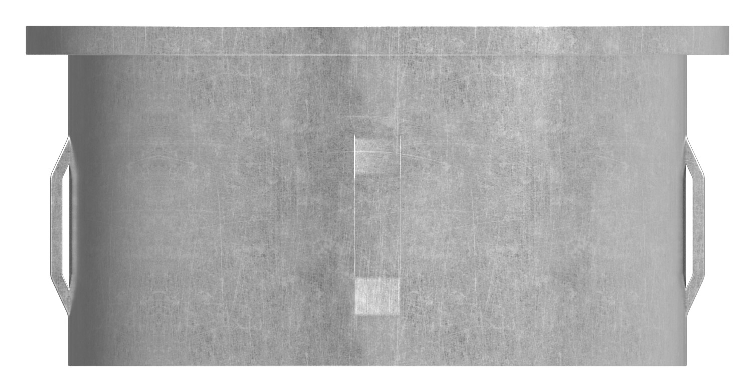 Stahleinschlagkappe, für Rohr 60,3mm
