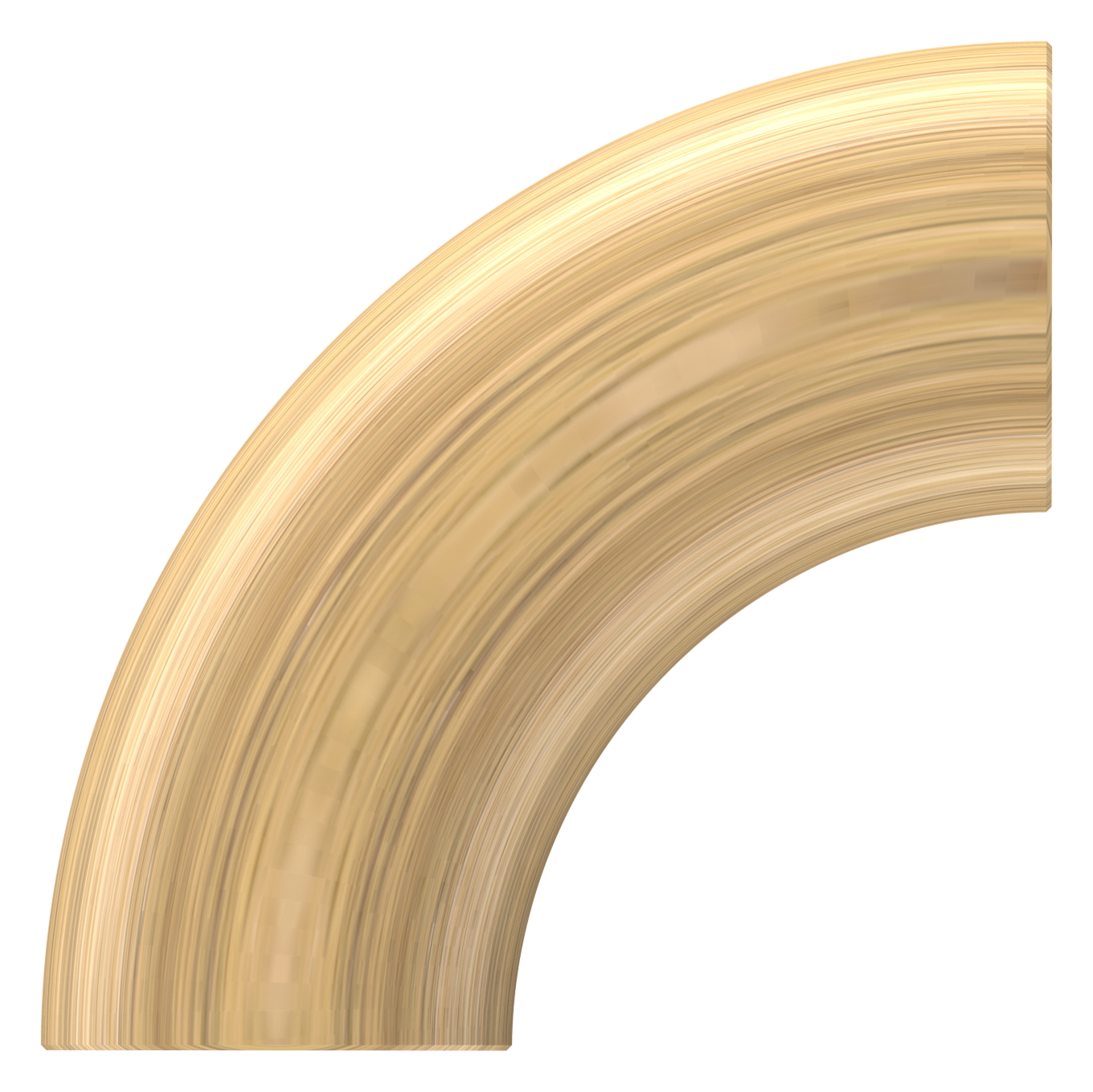90° Bogen für Holzhandlauf Eiche, Ø 42,4mm
