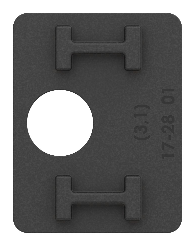 Gummi für Mod. 34, VSG-Glas 10,76mm Gummi für Mod. 34, VSG-Glas 10,76mm