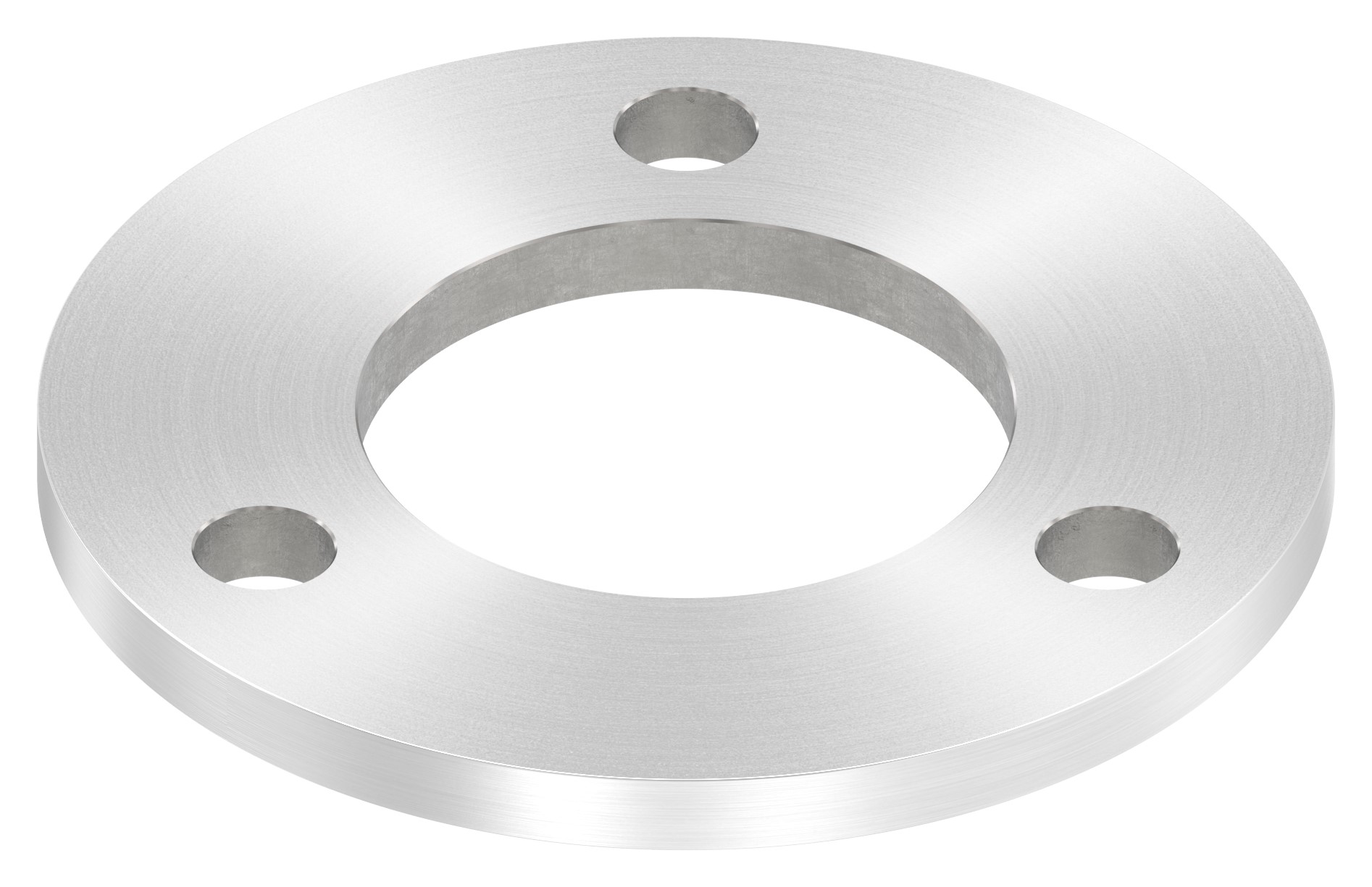 Ankerplatte Ø 120x8mm, mit Rundschliff, V2A