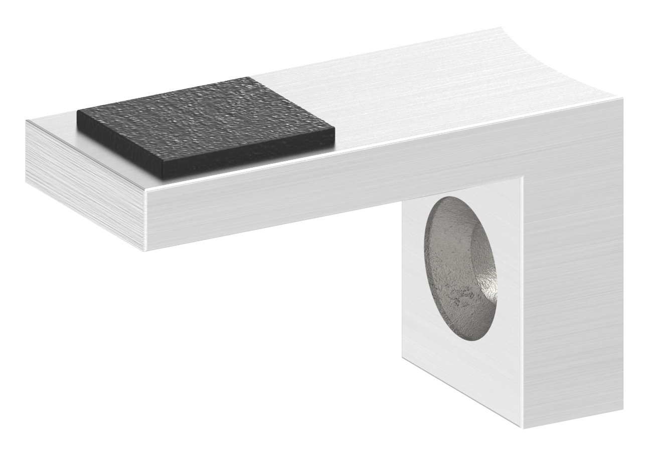 Halteboden mit Anschluss 60,3mm, V2A Halteboden mit Anschluss 60,3mm, V2A