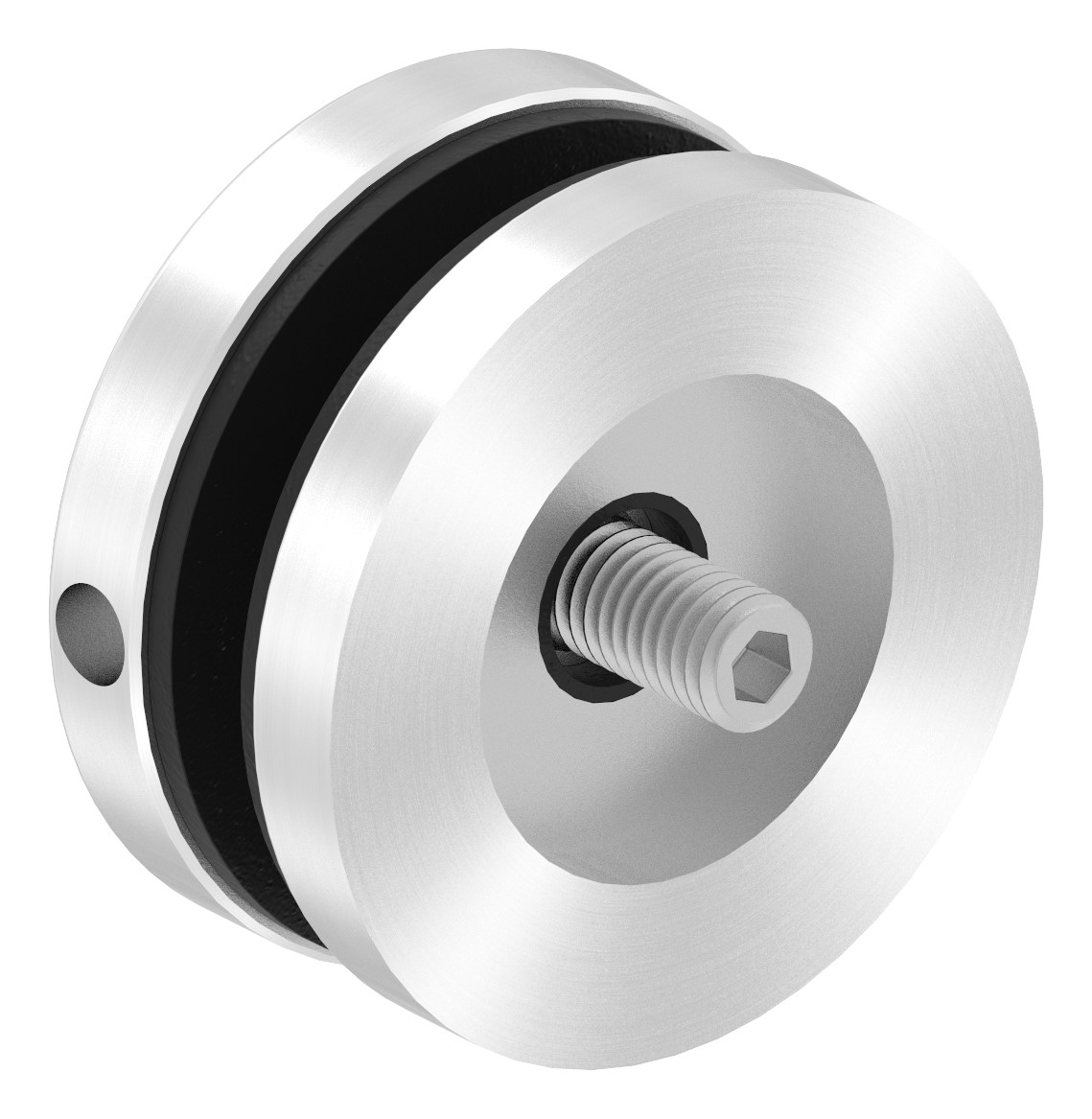 Glaspunkthalter Ø 52 mm, passend zu Brenk-Halter, ALU Glaspunkthalter Ø 52 mm, passend zu Brenk-Halter, ALU