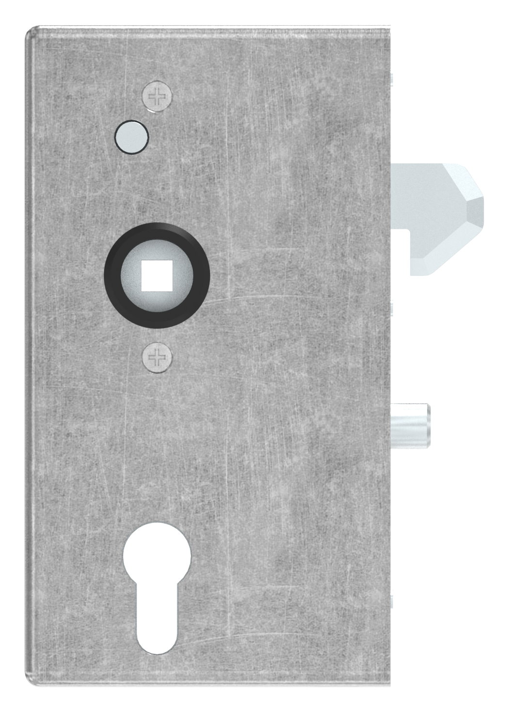 Schlosskasten mit Hakenschloss, 60 x 94 x 170mm