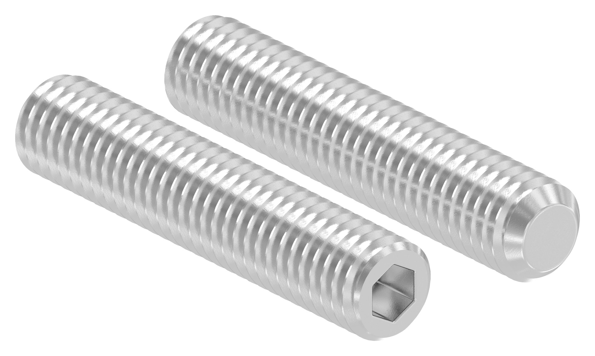 Gewindestift M8x40, V2A, DIN 913 / ISO 4026 Gewindestift M8x40, V2A, DIN 913 / ISO 4026