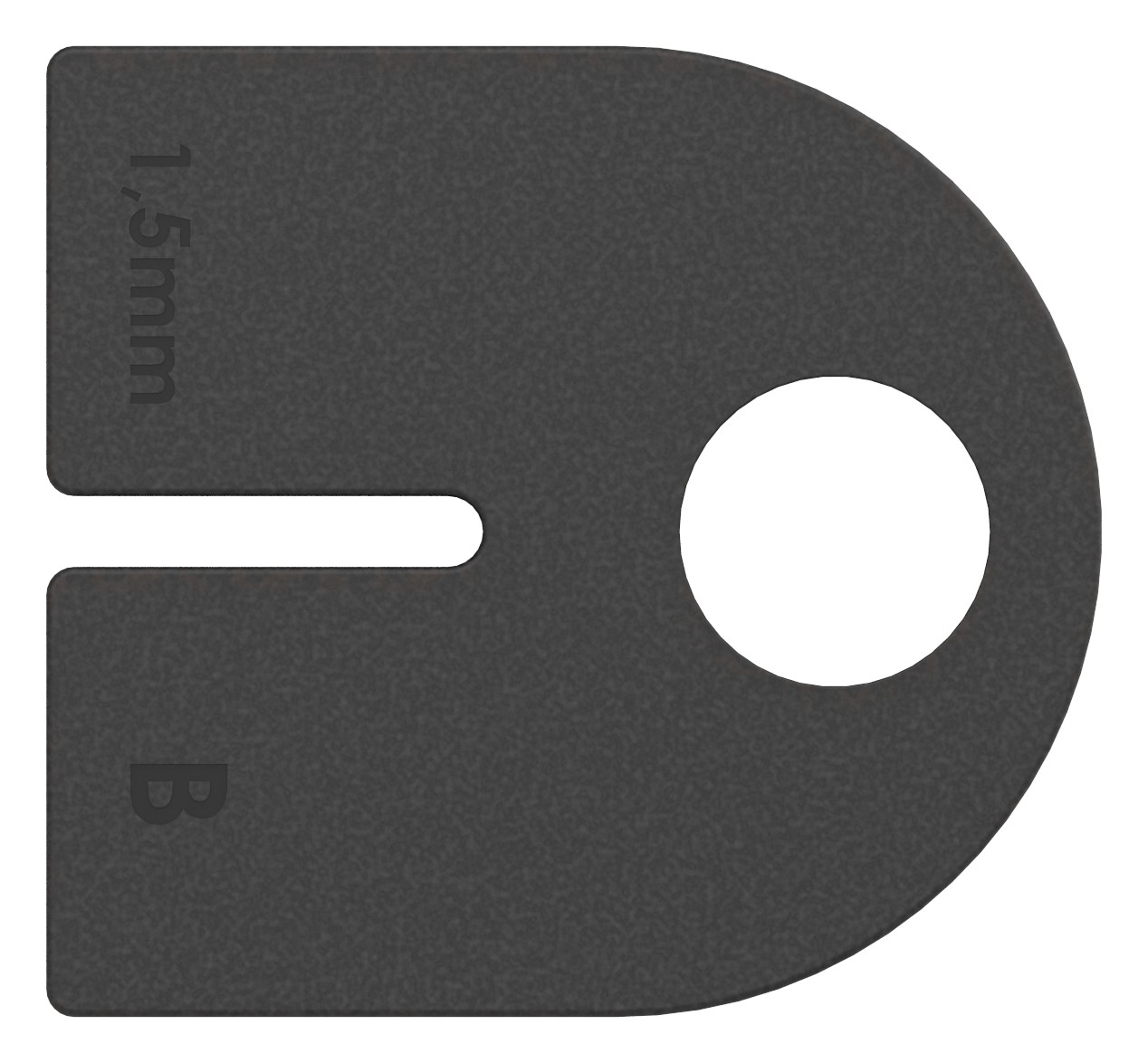 Gummi für Mod. 23, Blech 1,5mm Gummi für Mod. 23, Blech 1,5mm