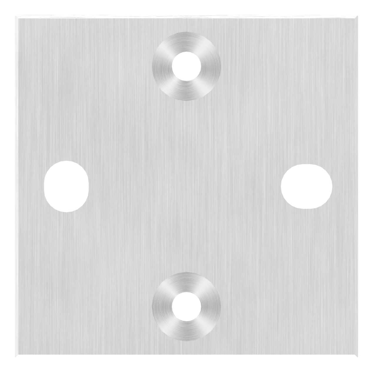 Ankerplatte, 100 x 100 x 8mm mit Fase