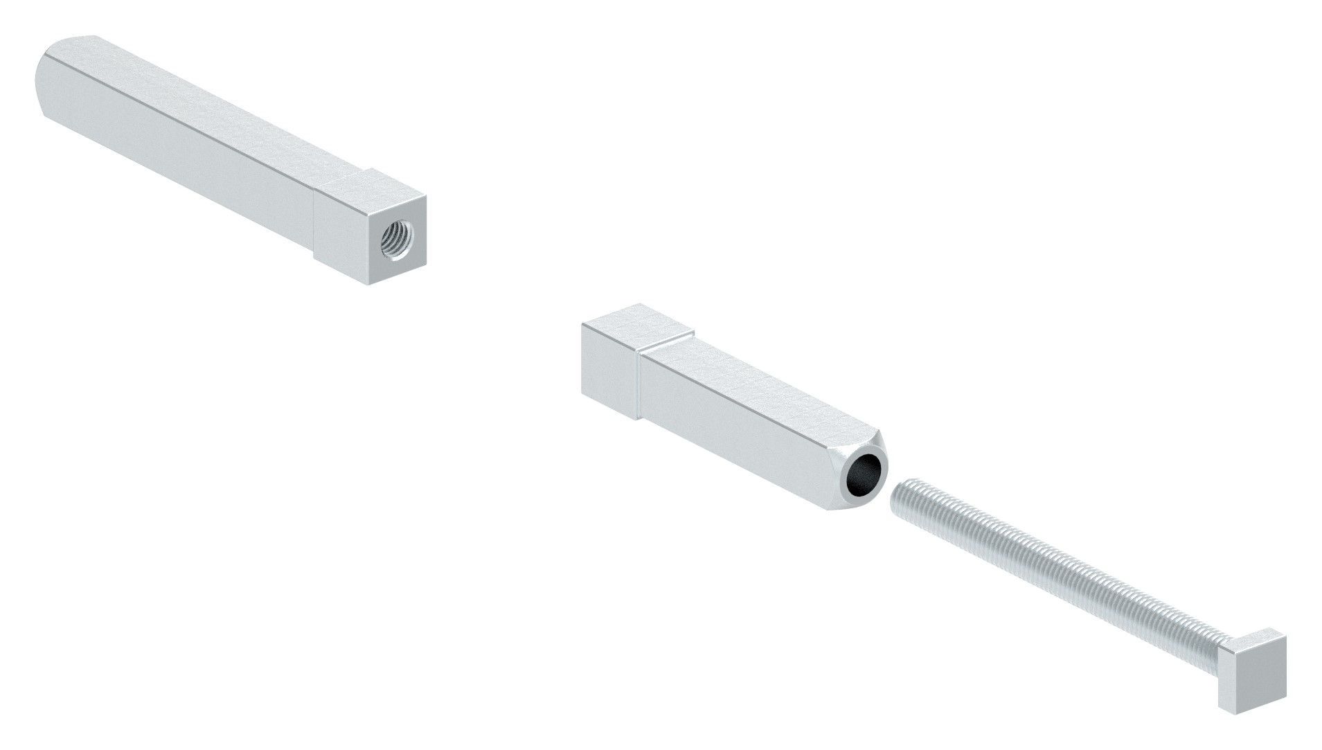 Stift 8 auf 9x105mm geteilt, verzinkt Stift 8 auf 9x105mm geteilt, verzinkt