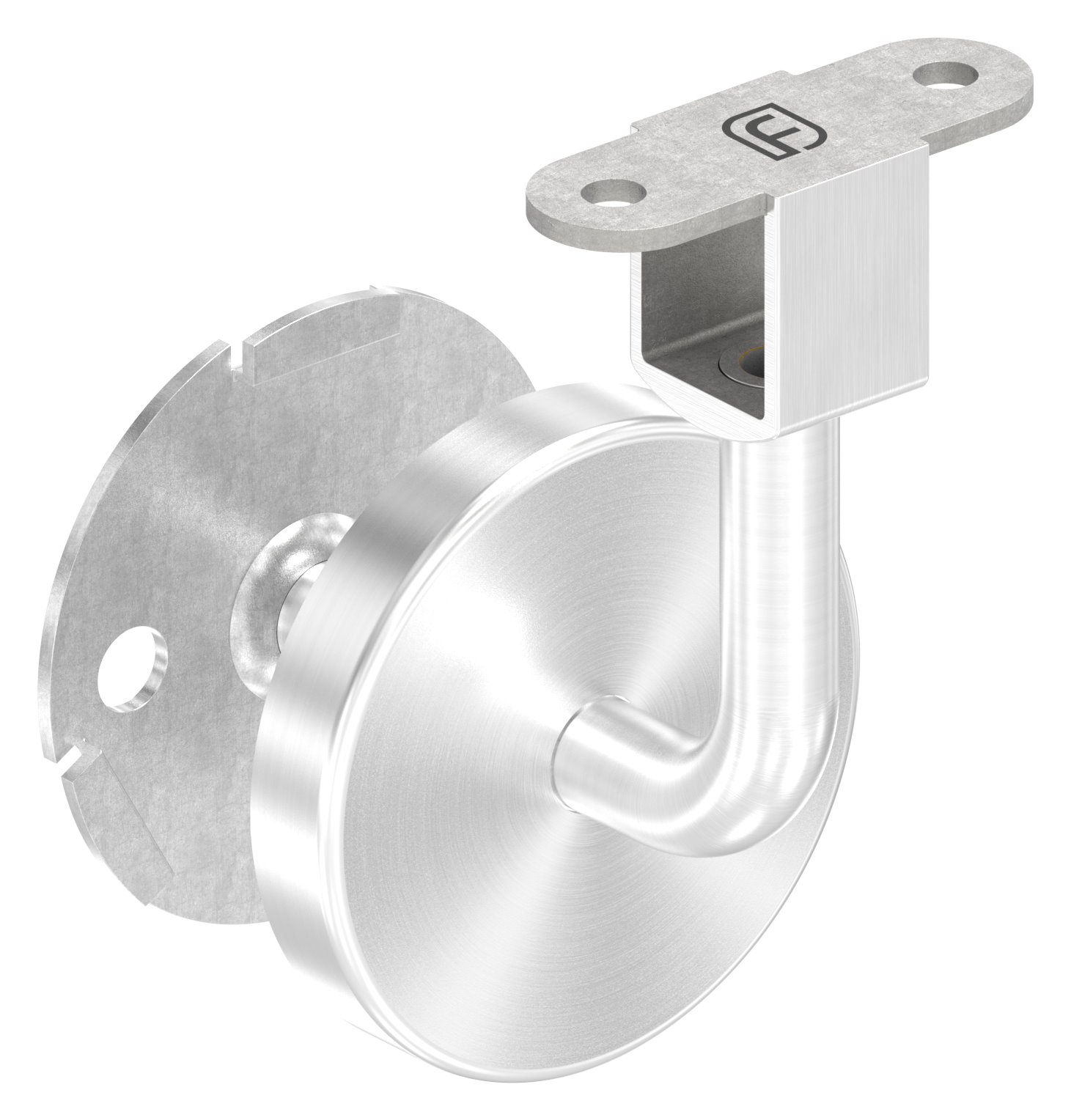 Handlaufhalter für LED Handlauf (Ronde und Bügel verschweißt), V2A