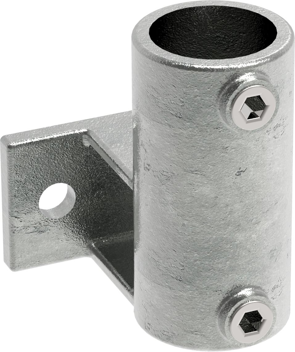 Wandhalter mit 2 Bohrungen, für Rohr Ø 33,7mm