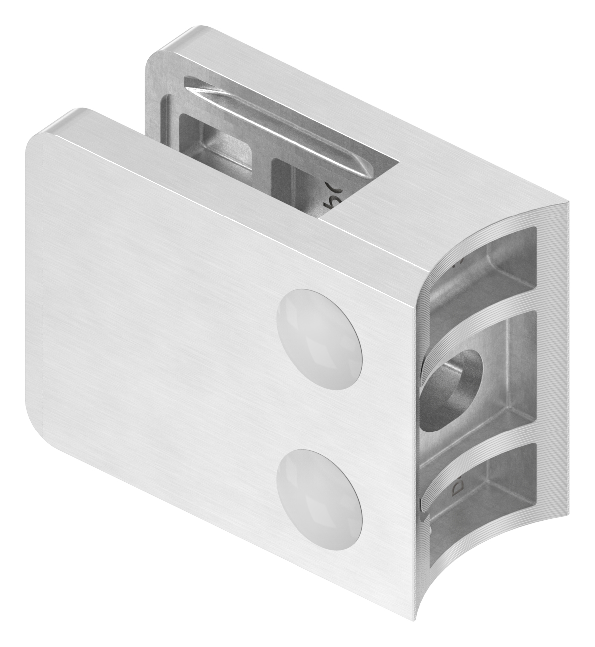 Glasklemme Mod. 36, Anschluss: 48,3mm, in V4A