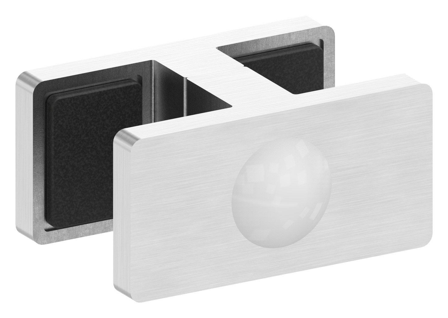 Glasausrichter für Ganzglasgeländer, für Glas 16,76 - 17,52mm