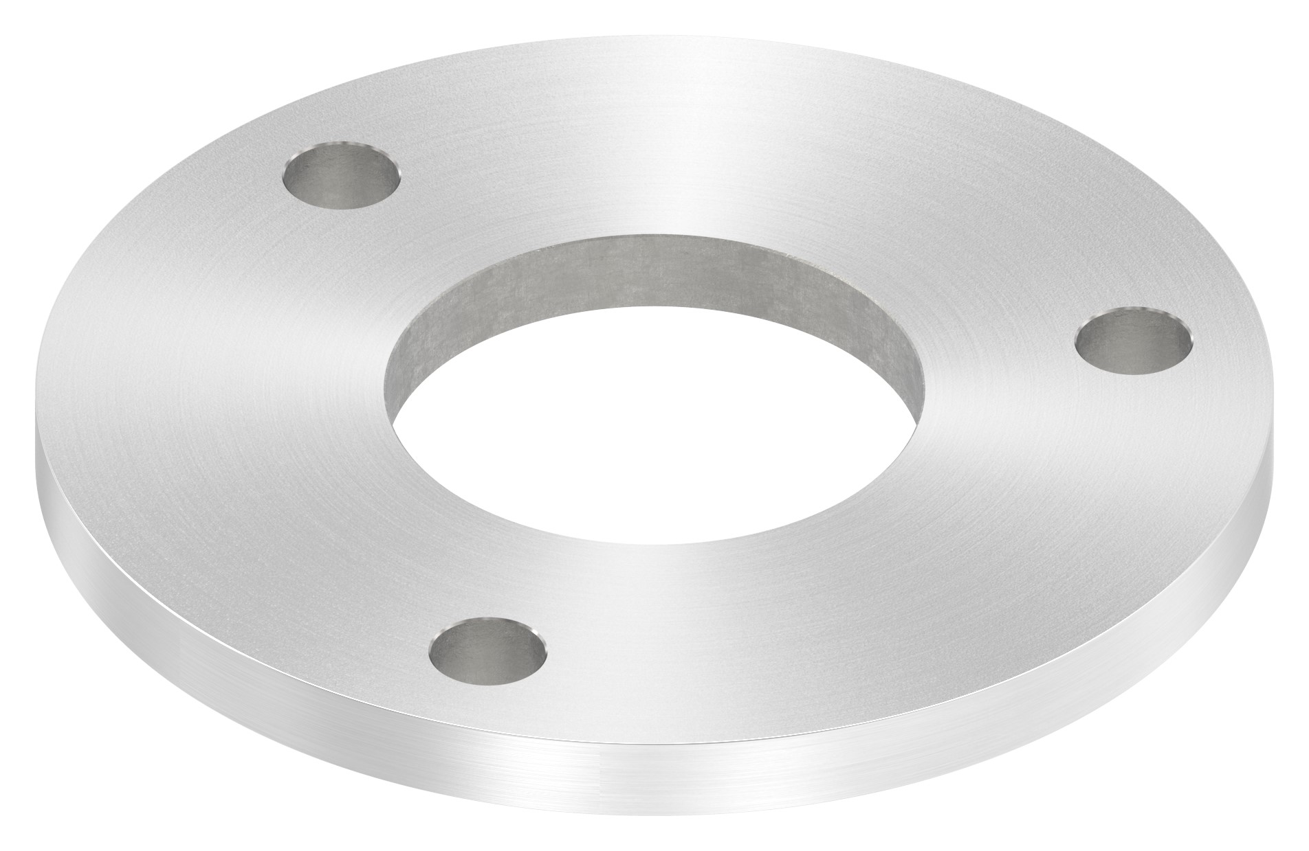 Ankerplatte Ø 140x10mm, mit Rundschliff, V2A