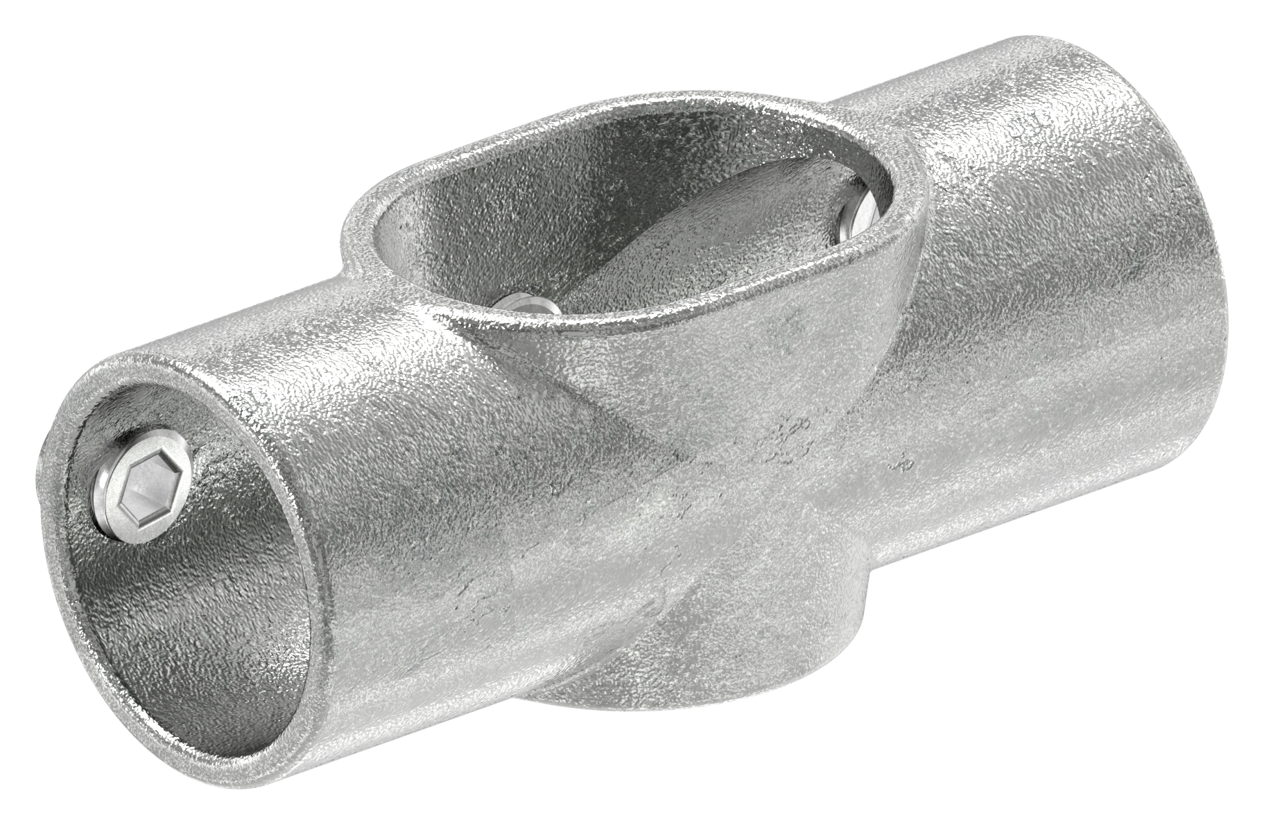 Kreuzstück, schräg, variabel, für Rohr Ø 48,3mm