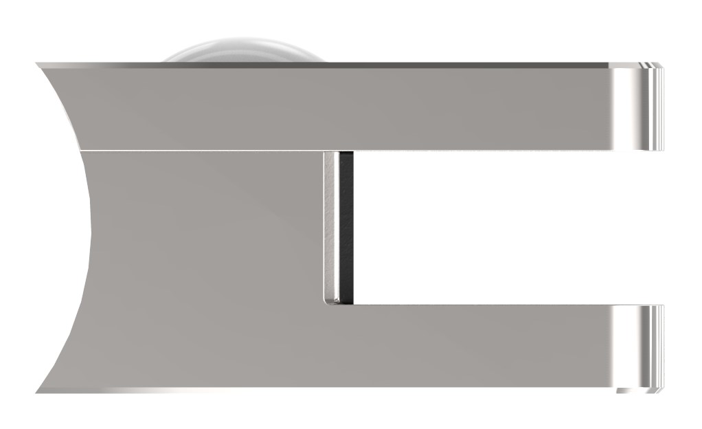 Glasklemme Mod. 31, Anschluss: 42,4mm, V4A