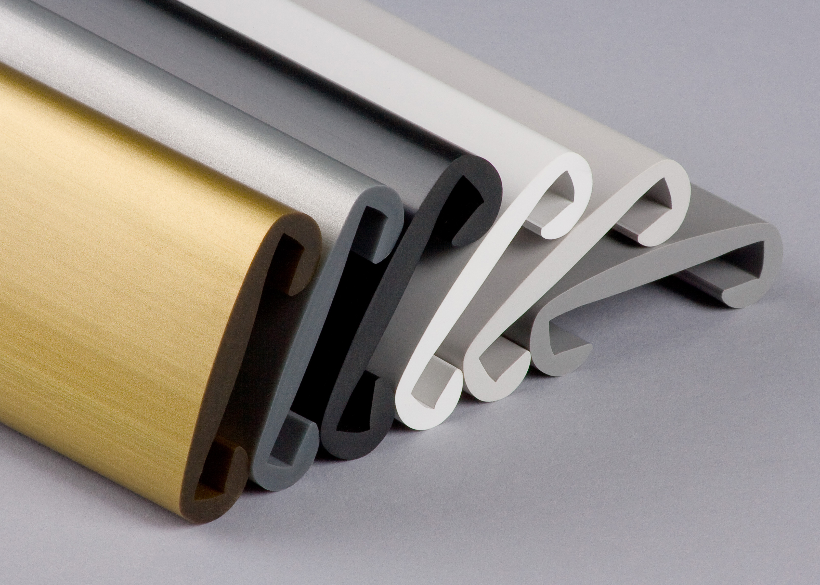 Kunststoffhandlauf für 50x8mm, anthrazitgrau