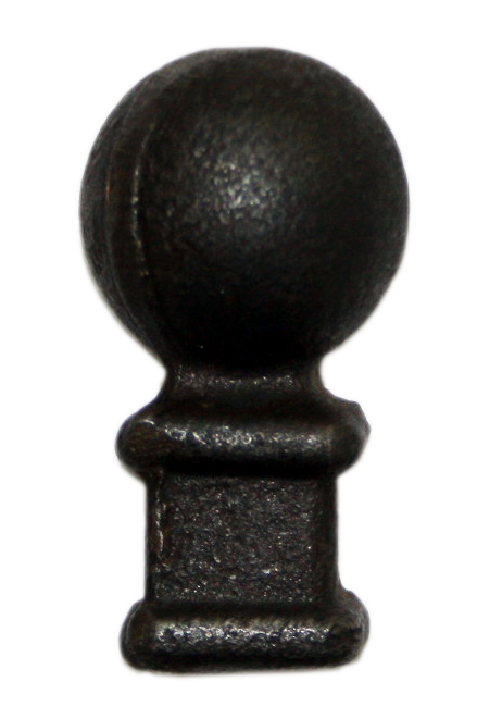 Zaunspitze, Ansatz 24x24mm, H: 60mm, Kugel