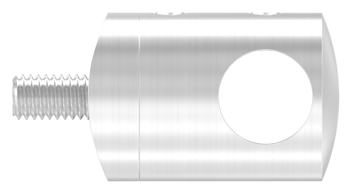 Querstabhalter für 48,3mm Rohr, 12,2mm Bohrung, V2A