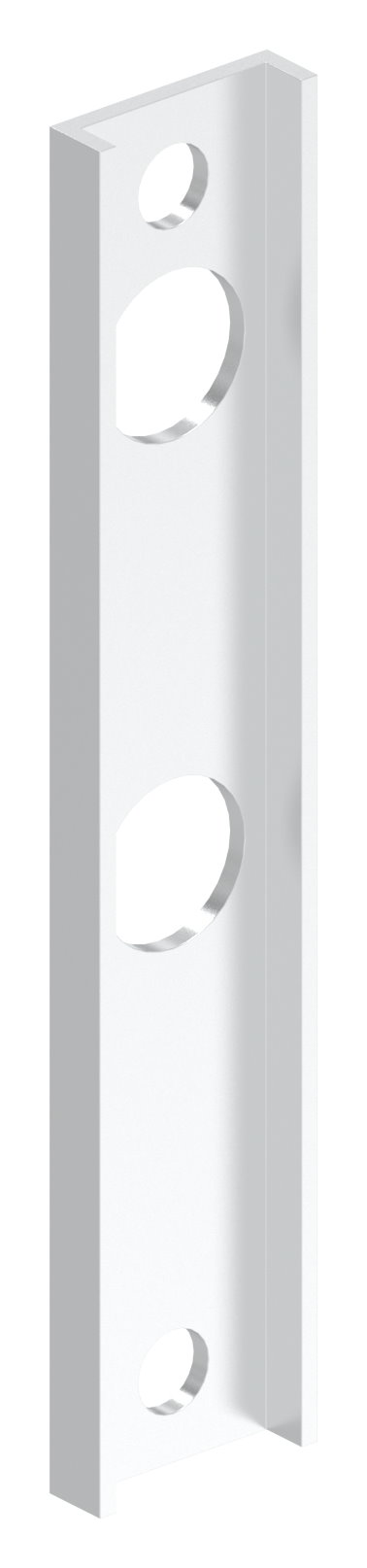 Adapter für Gittertorschlösser GTS2, für Rundrohre Ø 33 - 60mm, silber