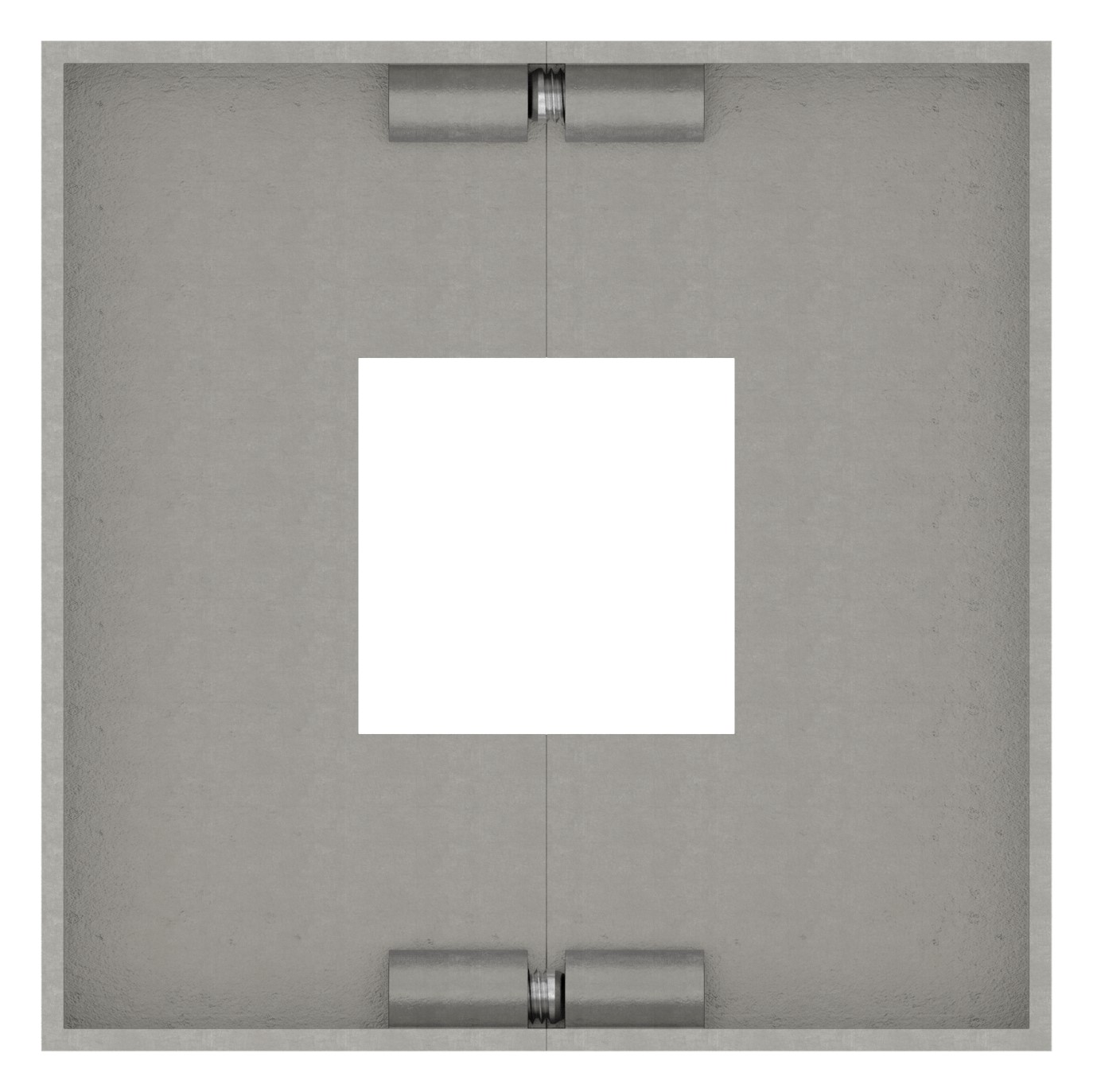 Abdeckrosette, 109x109x25mm, V4A