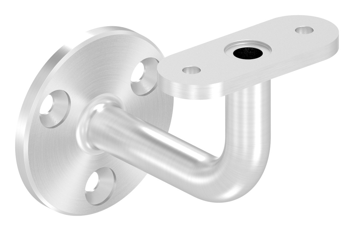 Handlaufhalter mit Kabeldurchführung für LED Handläufe, V4A