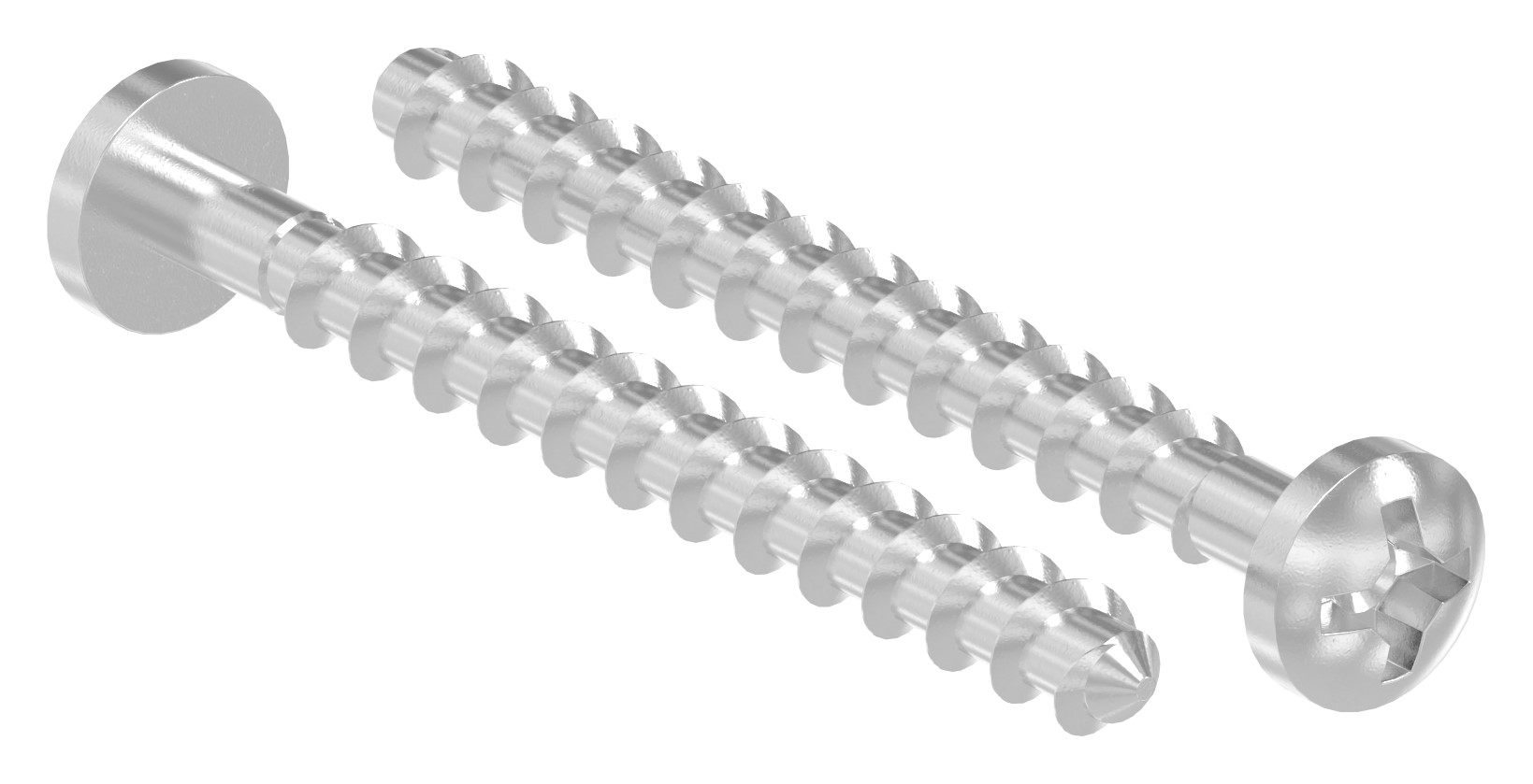 Spanplattenschraube 6x60, ISO 88096, V2A Spanplattenschraube 6x60, ISO 88096, V2A