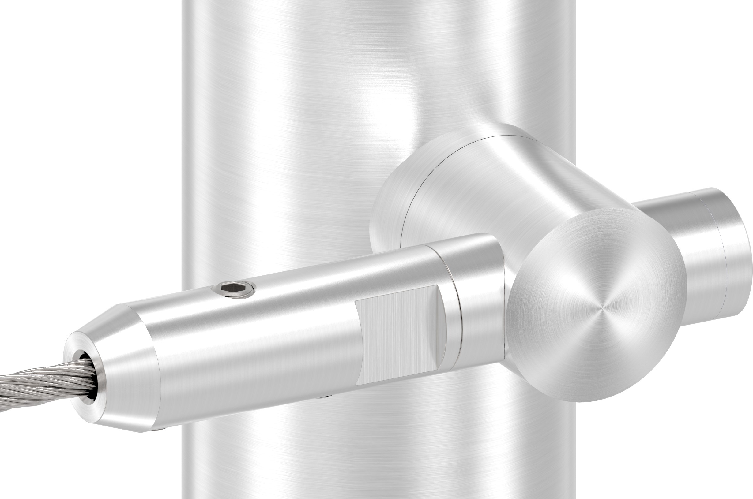 Seilhalter für 5mm Seil, V2A Seilhalter für 5mm Seil, V2A