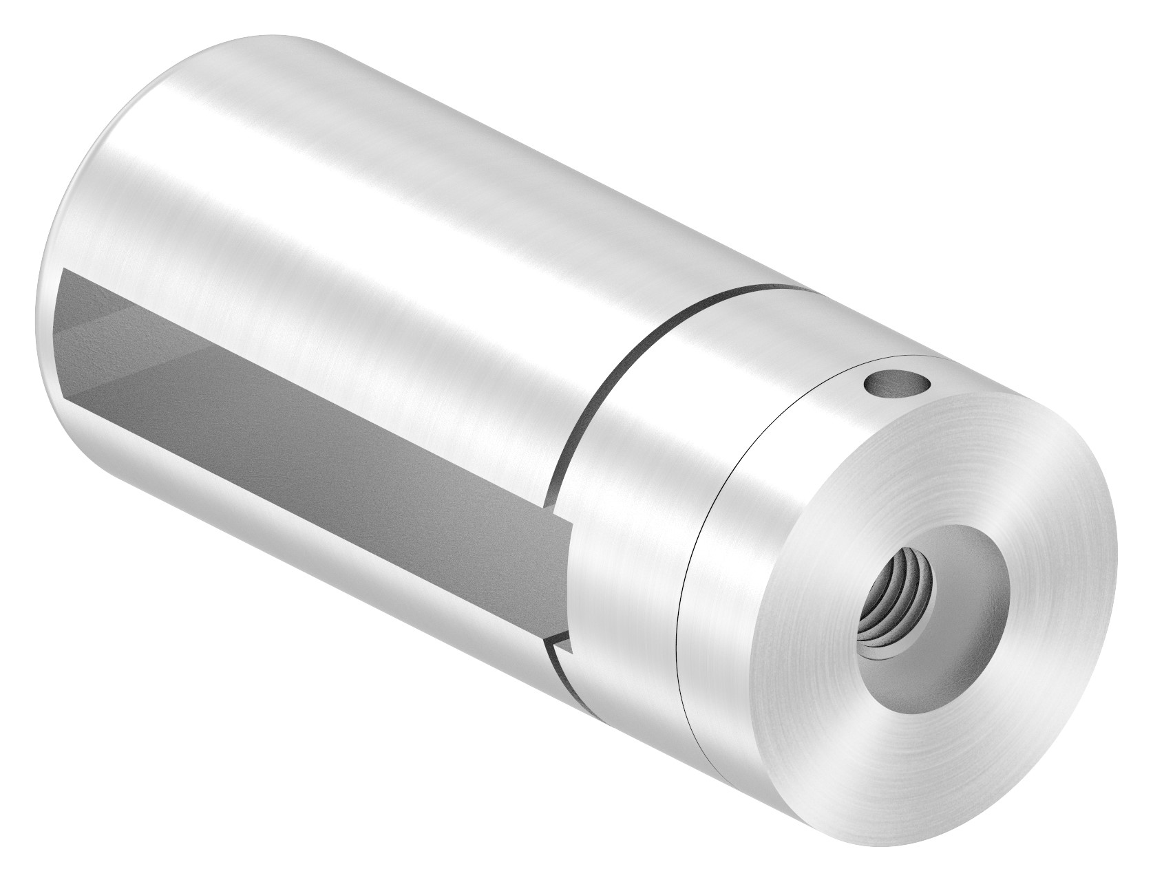 Brenk Grundhalter für Flachstäbe 50x8mm, ALU