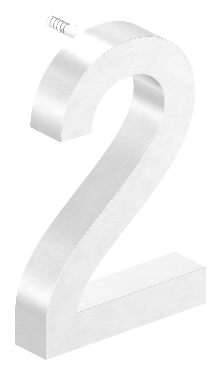 Hausnummer 2 - "3D" Hausnummer 2 - "3D"