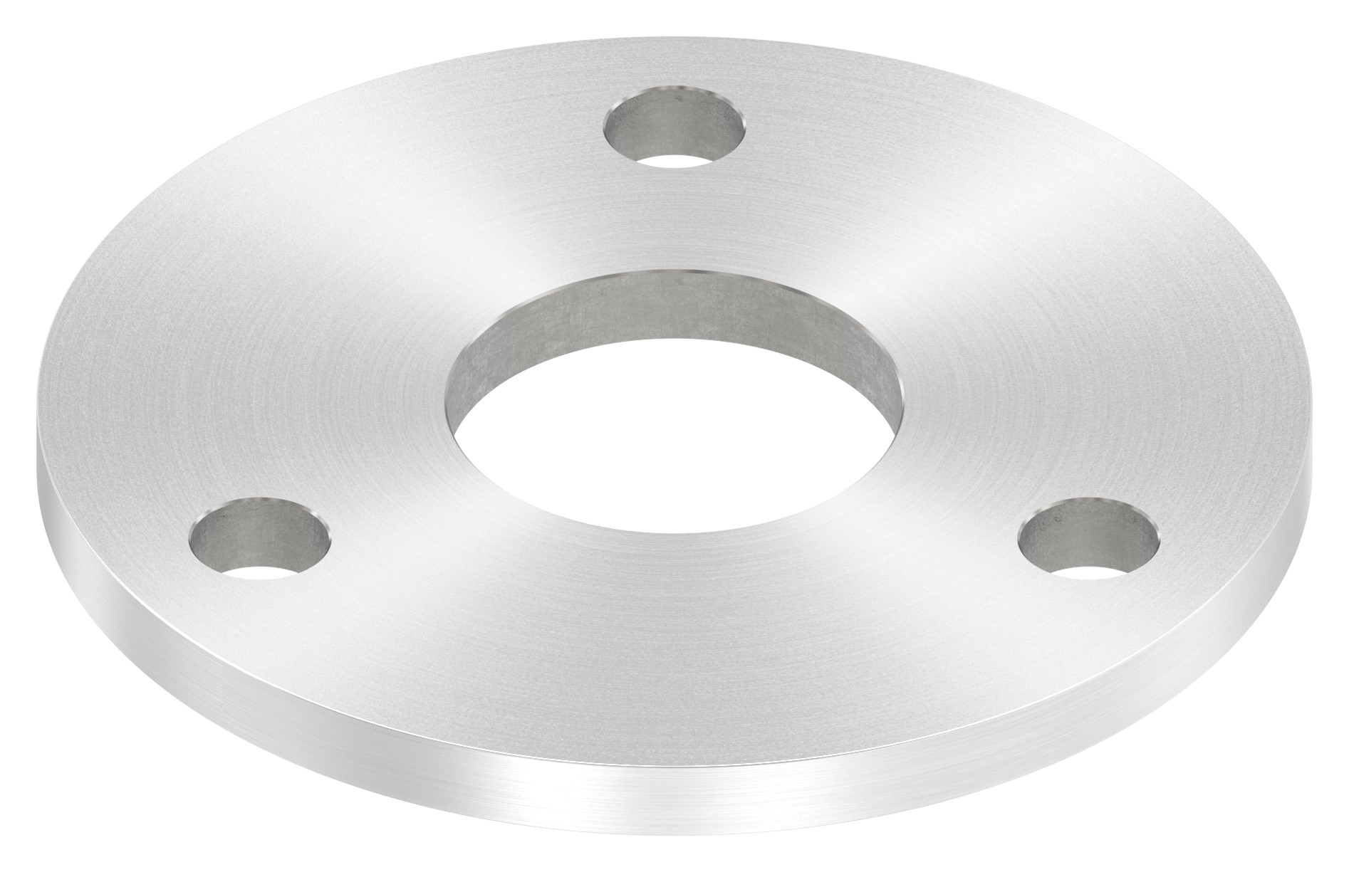 Ankerplatte Ø 120x8mm, mit Rundschliff, V2A