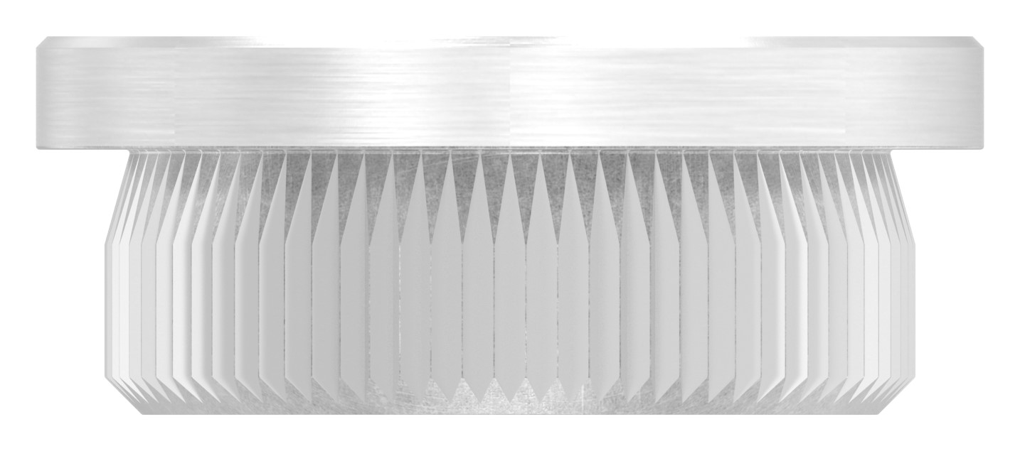 Rohrabschlussstopfen, für Rohr 25,0x2,0mm, V2A