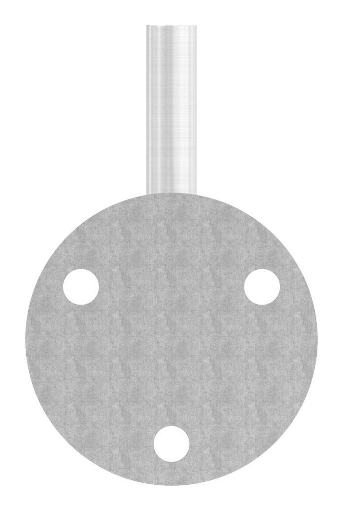 Handlaufhalter zum Anschweißen (Ronde und Bügel verschweißt), V2A