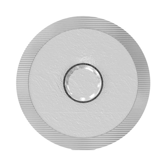 Seilhalter, für 4mm Seil, Anschluss: 42,4mm, V2A