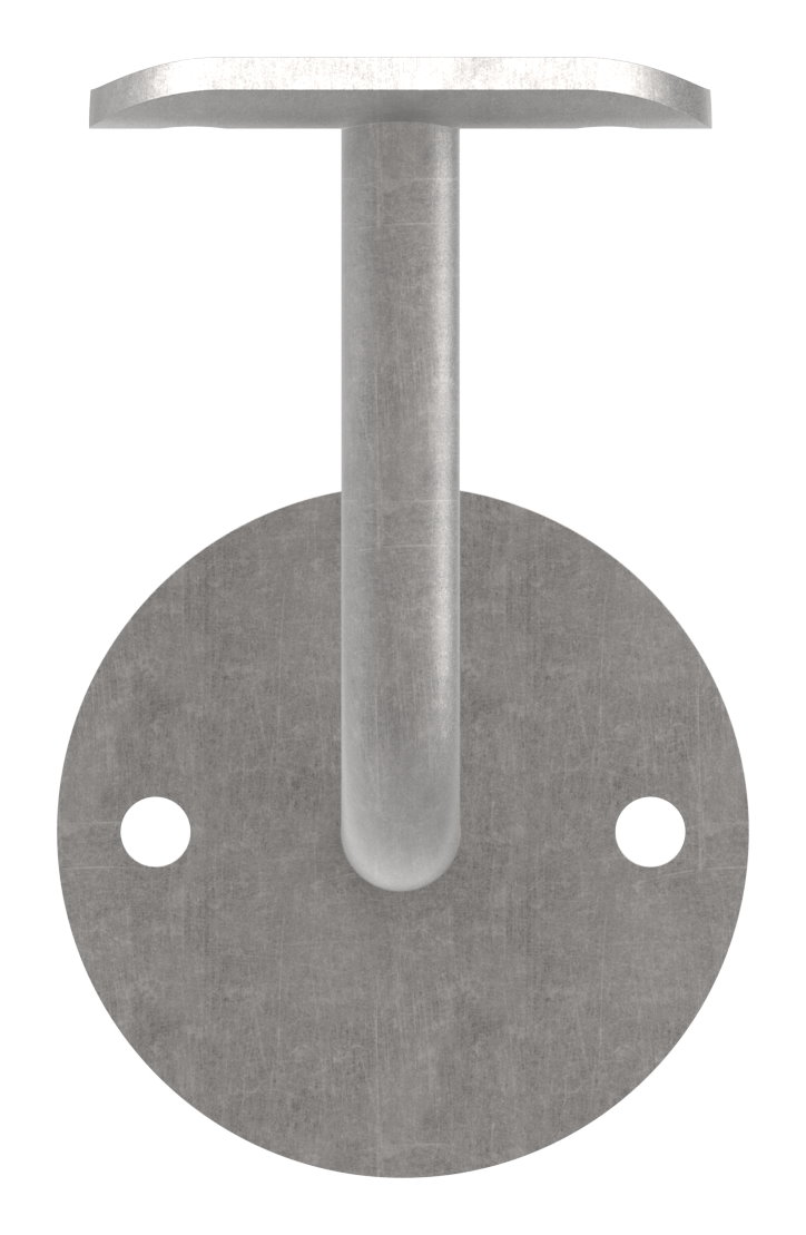 Handlaufträger mit Ronde flach, 70x4mm Handlaufträger mit Ronde flach, 70x4mm