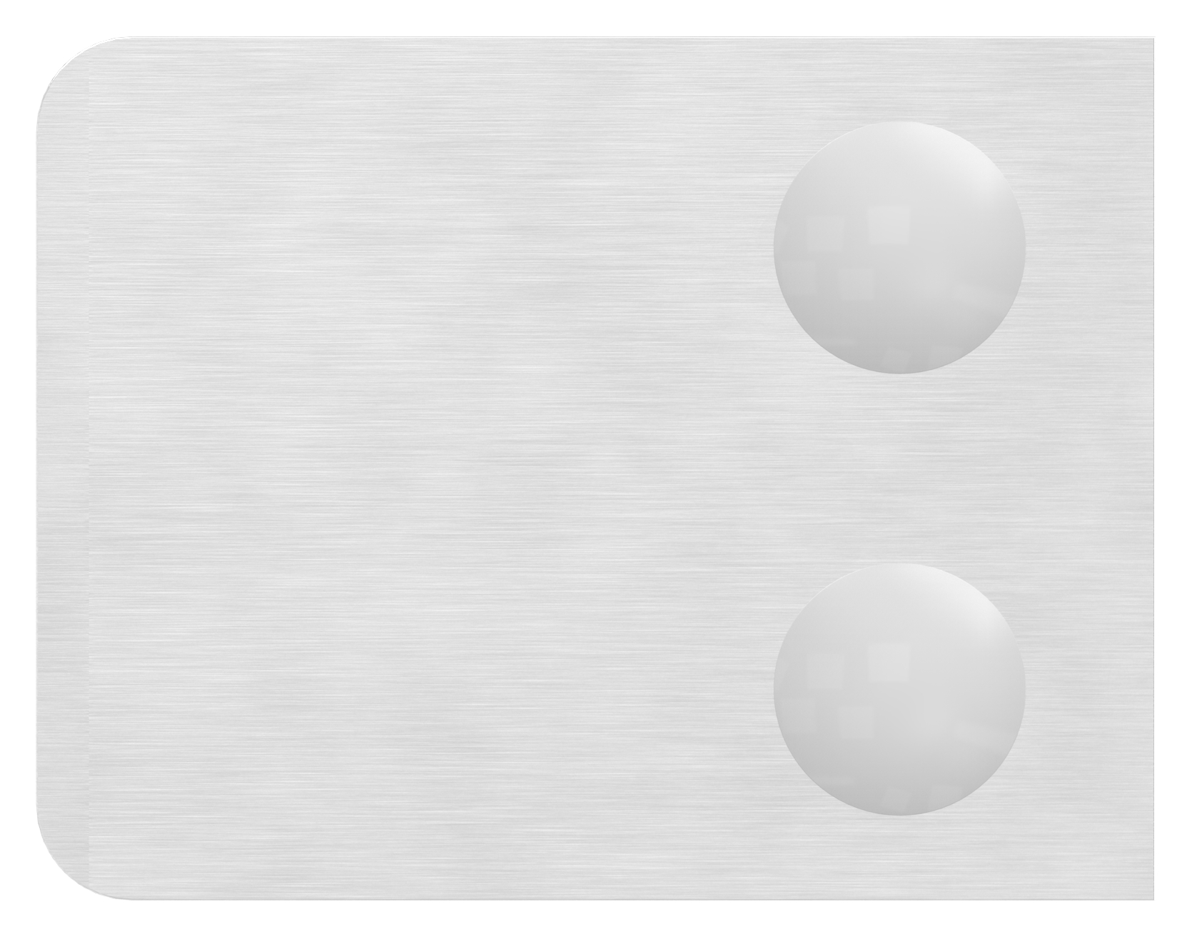 Glasklemme Mod. 36, Anschluss: 60,3mm, in V4A