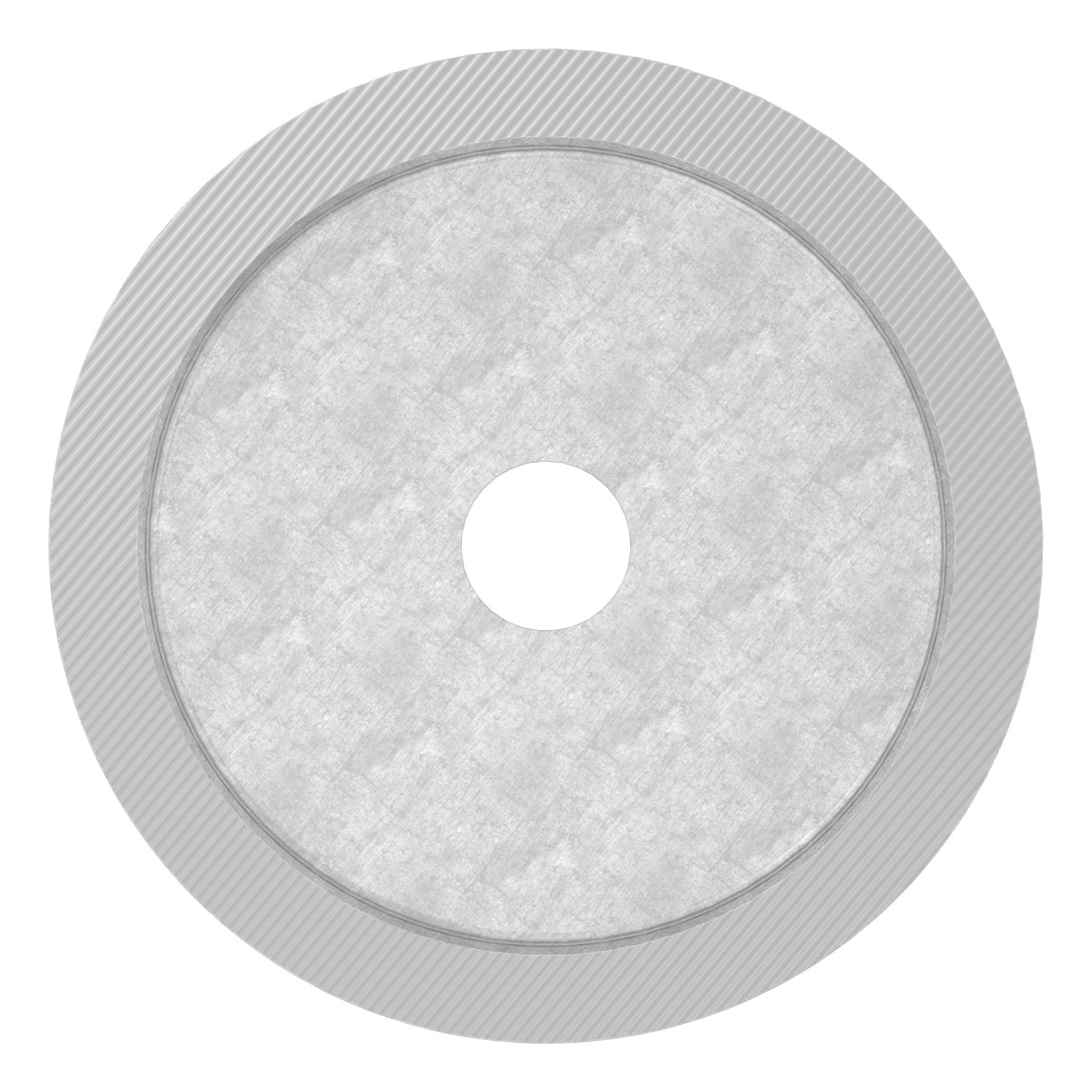 Unterteil für 62mm Glaspunkthalter, t: 20mm, V2A