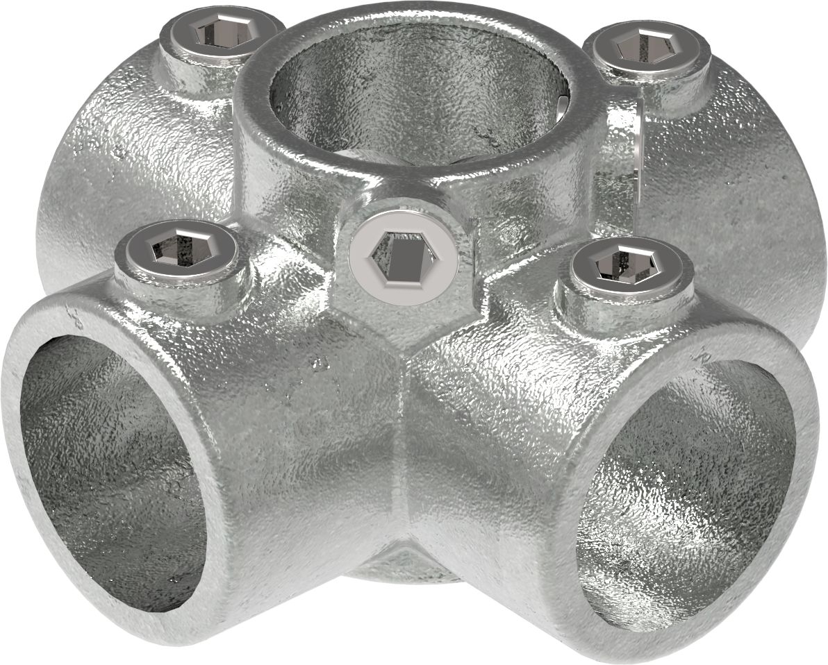 Kreuzstück, für Rohr Ø 33,7mm