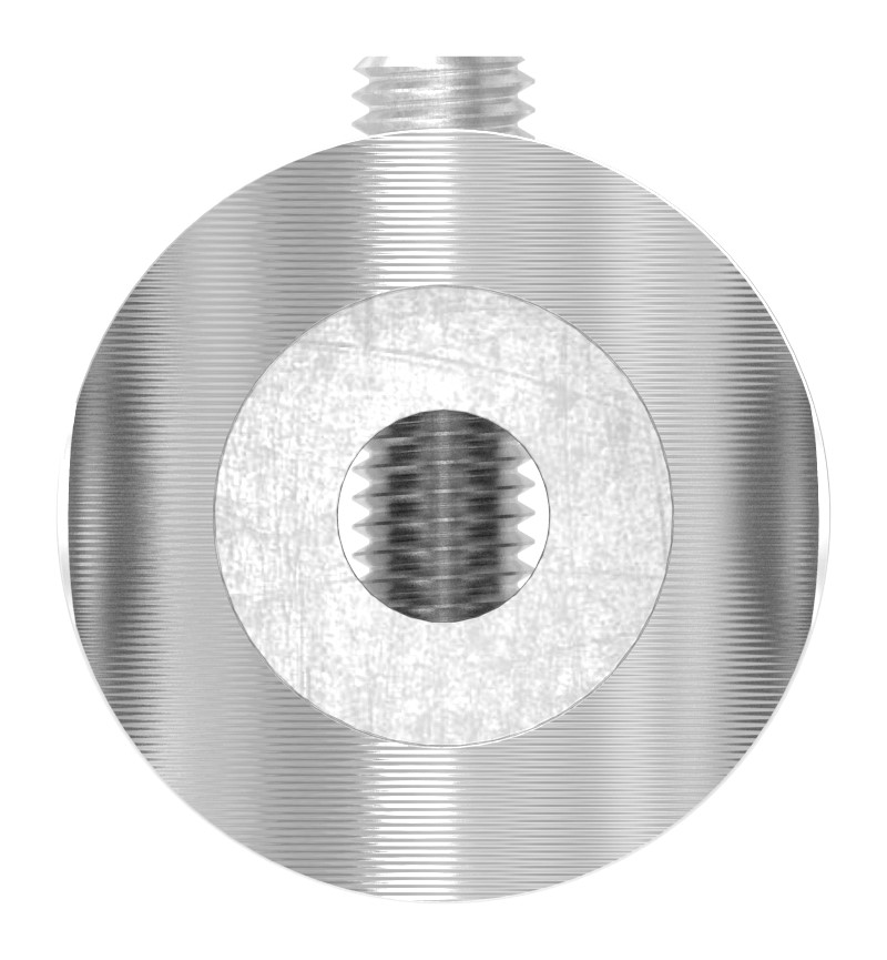 Anschlussstück 90°, Anschluss oben: 33,7mm, V2A