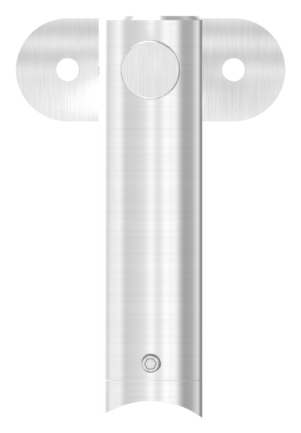 Handlaufhalter mit Gelenk, Handlaufanschlussplatte 42,4mm, V2A Handlaufhalter mit Gelenk, Handlaufanschlussplatte 42,4mm, V2A