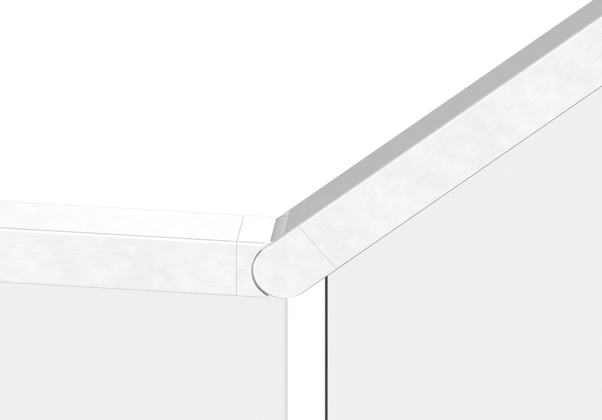 Verbinder flexibel für Quadratnutrohr 40x40mm, V4A