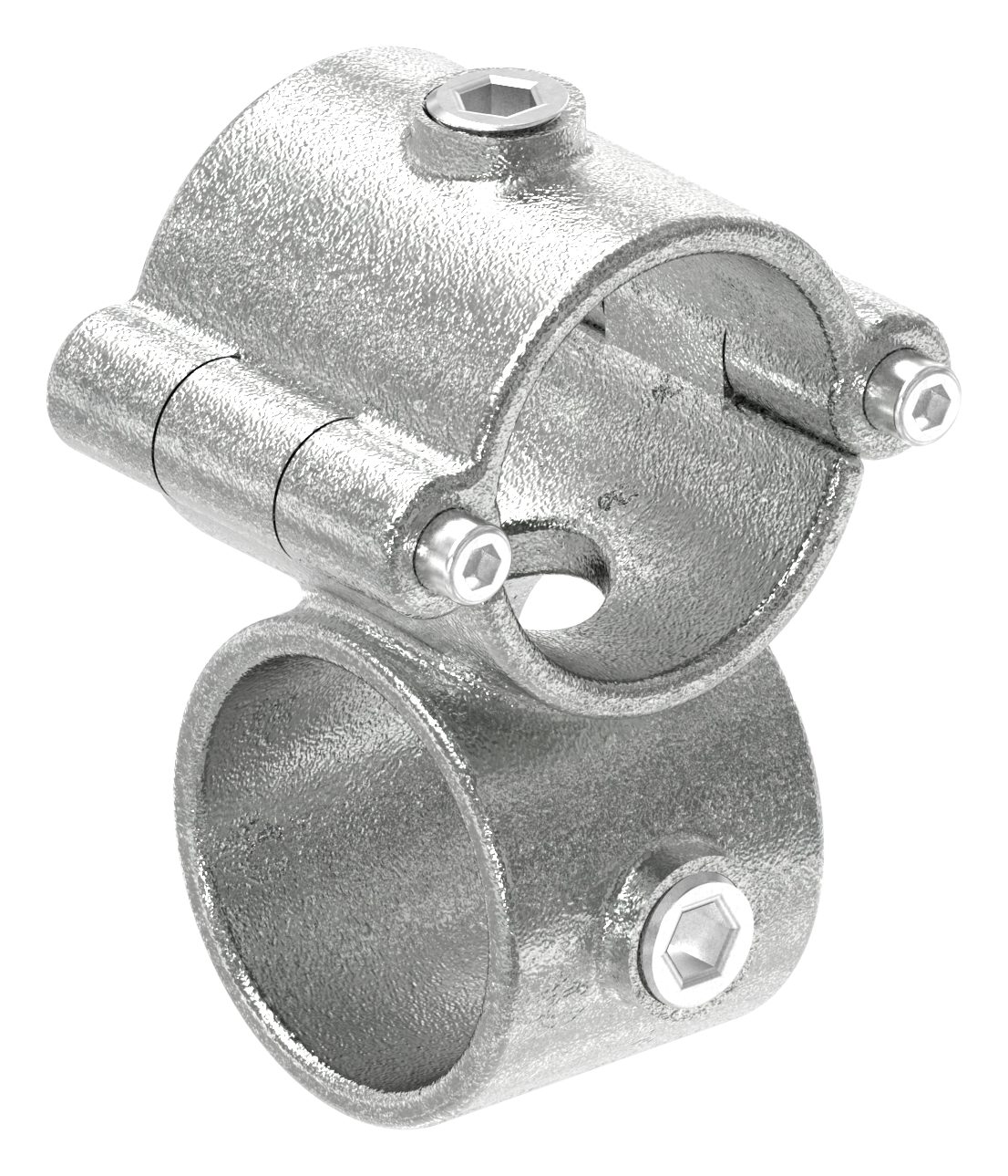 Kreuzverbinder aufklappbar, für Rohr Ø 48,3mm