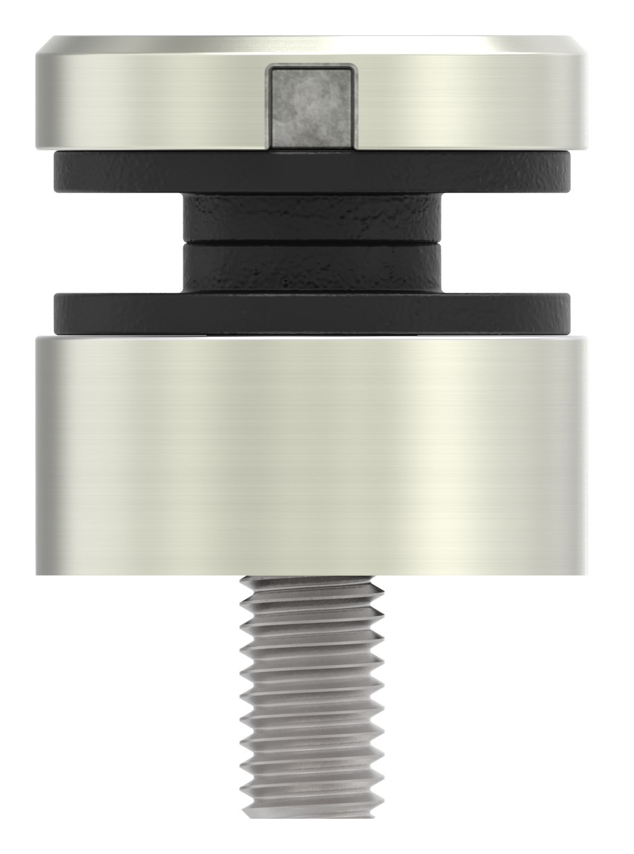 Glaspunkthalter 30mm, Anschluss: flach, VA-Effekt Glaspunkthalter 30mm, Anschluss: flach, VA-Effekt