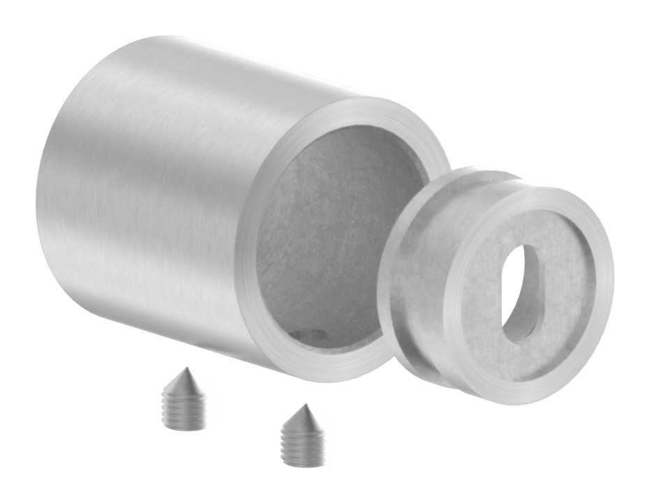 Wandbefestigung für Rohr 21,3mm, V2A Wandbefestigung für Rohr 21,3mm, V2A