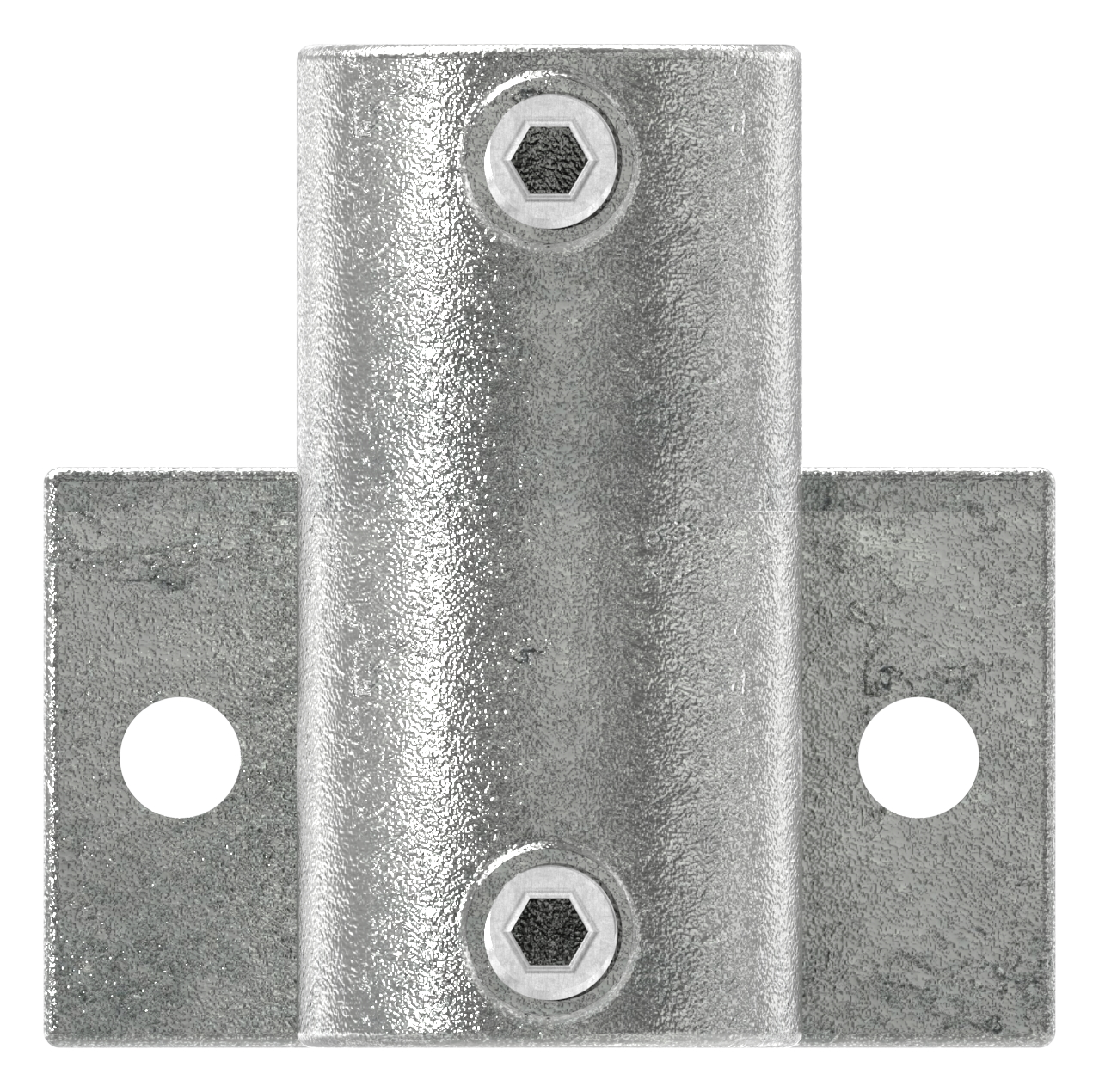 Wandhalter mit 2 Bohrungen, für Rohr Ø 48,3mm