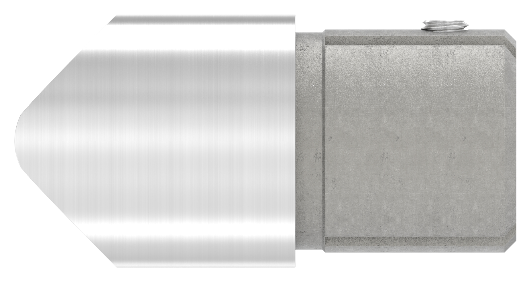 Anschlussstück 90°, Anschluss oben: 42,4mm, V2A Anschlussstück 90°, Anschluss oben: 42,4mm, V2A