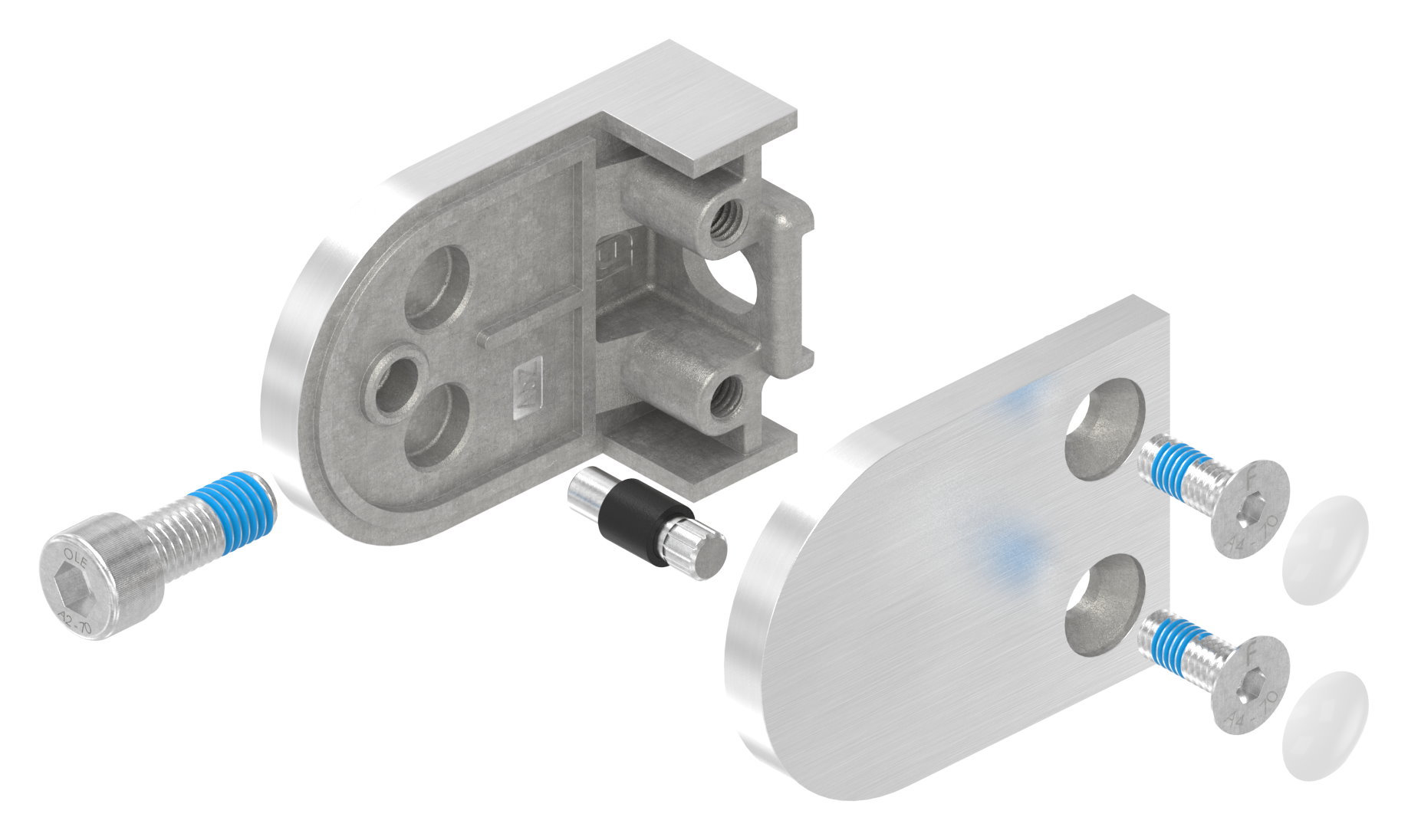 Glasklemme Mod. 32, Anschluss: gerade, V4A