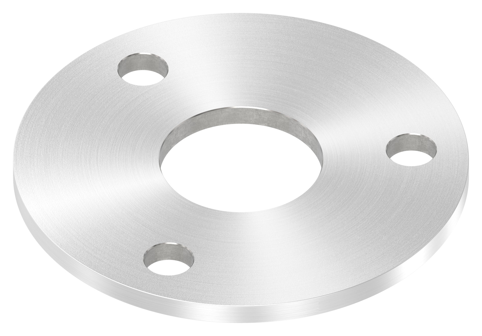 Ankerplatte Ø 120x6mm, mit Rundschliff, V2A