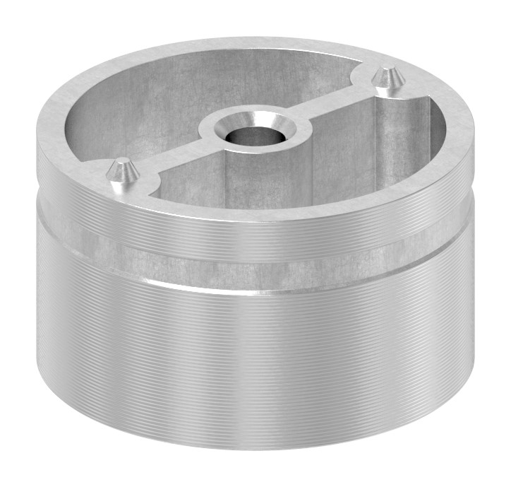 Adapter für Ø42,4mm Holzhandlauf, V2A