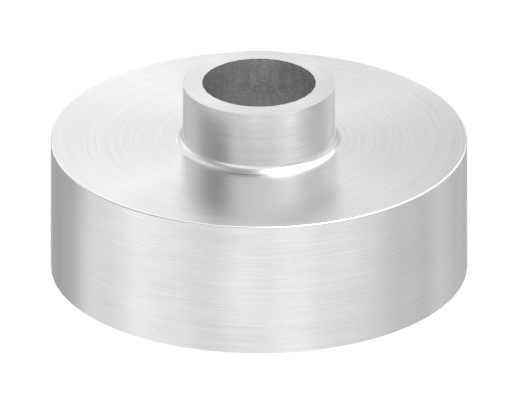 Unterteil Ø 30mm, mit Durchgangsbohrung , T: 10mm, V2A Unterteil Ø 30mm, mit Durchgangsbohrung , T: 10mm, V2A
